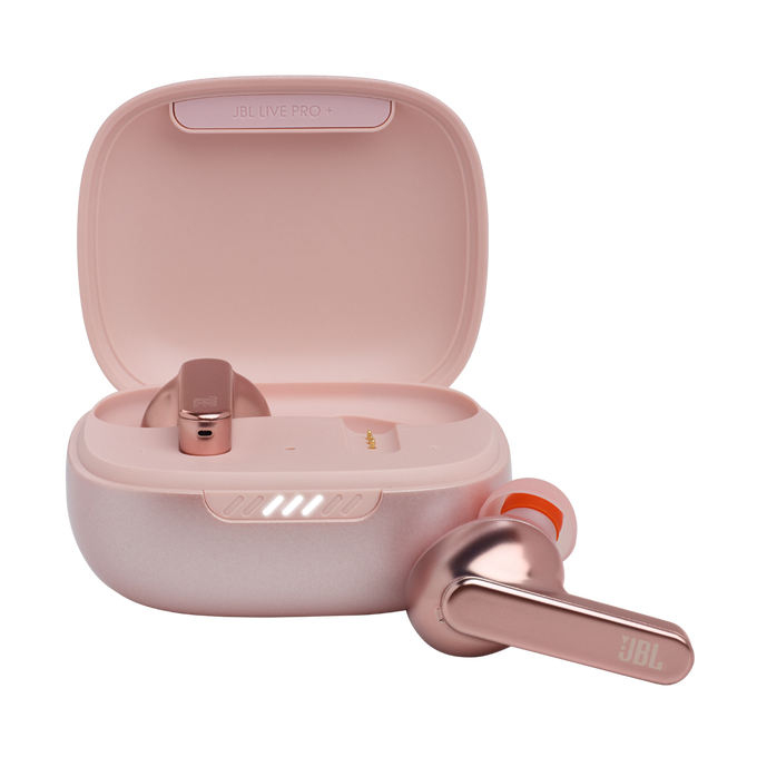 JBL Live Pro+ TWS - Rose Gold - True wireless Noise Cancelling earbuds - Hero image number null
